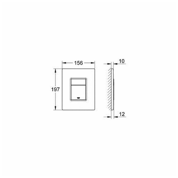 TIPKA, AKTIVIRNA GROHE SKATE COSMOPOLITAN ALPINE WHITE