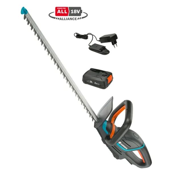 AKUM. ŠKARJE ZA ŽIVO MEJO GARDENA COMFORTCUT 60/18V P4A-SET