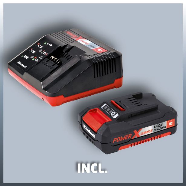 AKUMULATORSKE ŠKARJE ZA ŽIVO MEJO EINHELL GE-CH 1846 LI KIT 18V Z 2AH BATERIJO IN POLNILNIKOM