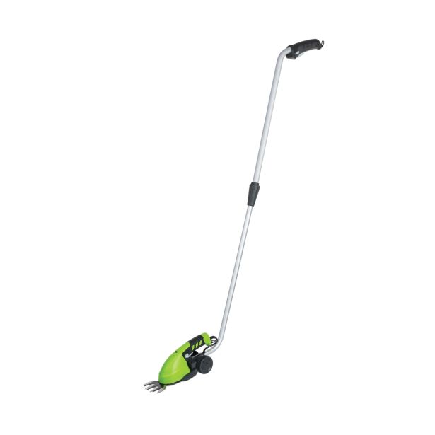 AKUM. ŠKARJE ZA ŽIVO MEJO GREENWORKS 3.6V ZA TRAVO S TELESKOPSKIM DRŽALOM