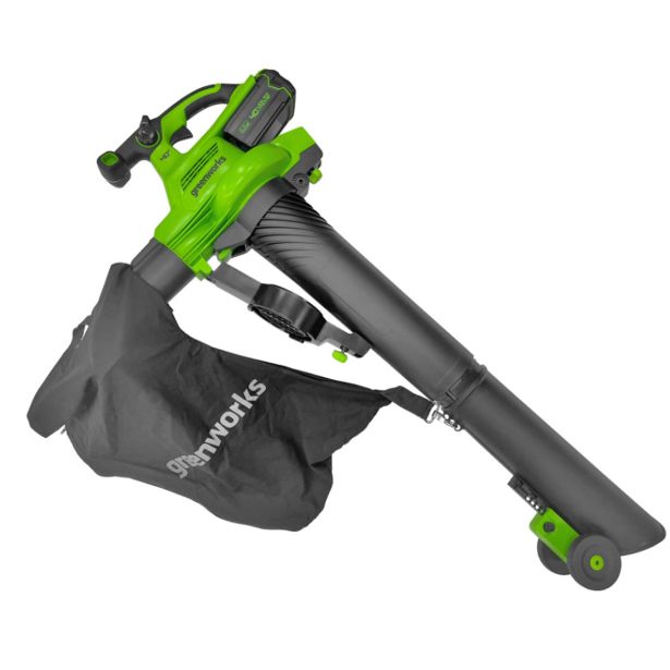 AKUMULATORSKI SESALNIK/PUHALNIK GREENWORKS 40V DIGIPRO GD40BVII BREZ BATERIJE IN POLNILNIKA