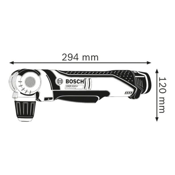 AKUMULATORSKI KOTNI VRTALNI-VIJAČNIK BOSCH GWB 12V-10
