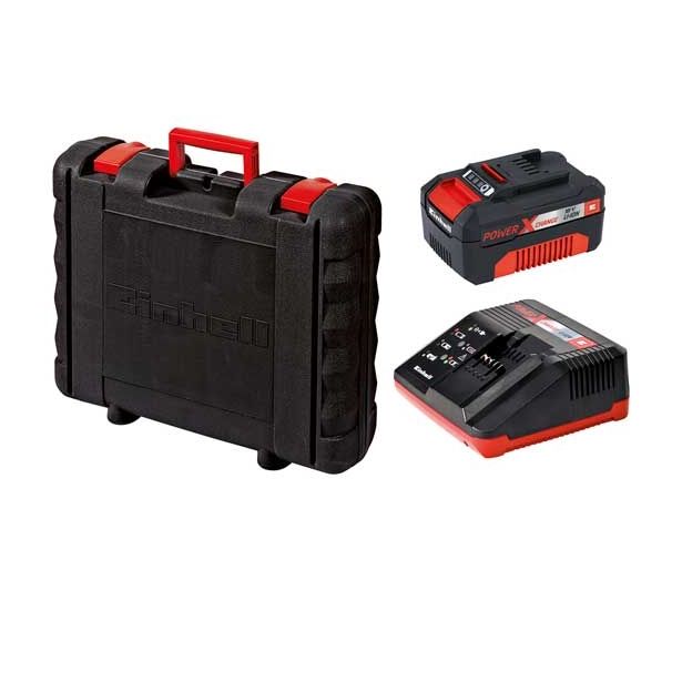 EINHELL AKUMULATORSKI BRUSILNIK V SETU TE-AG 18 LI KIT (1 X 3,0 AH) - POWER X-CHANGE,  Z BATERIJO IN POLNILCEM