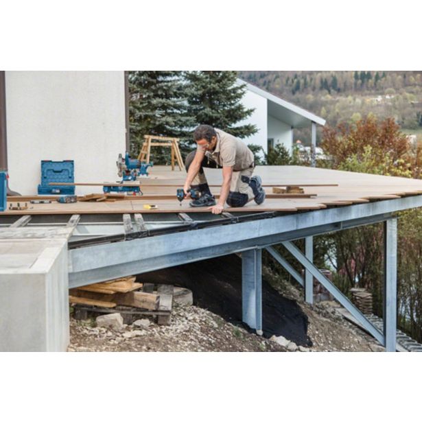 AKUMULAT. UDARNI VIJAČNIK BOSCH PROFESSIONAL 6.35 MM (1/4") BOSCH GDR 18V-200 C V L-BOXX-U