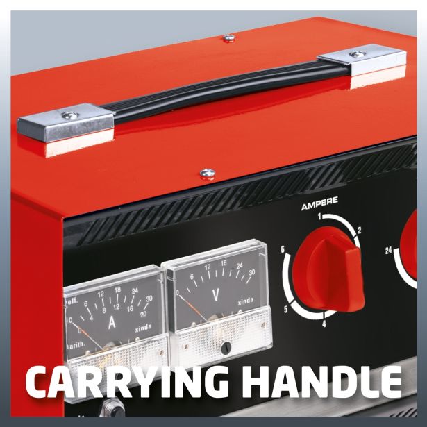 EINHELL POLNILNIK AKUMULATORJEV IN STARTER CC-BC 30 , 6 V / 12 V / 24 V, 3 - 400 AH, 100 A - 5 SEC