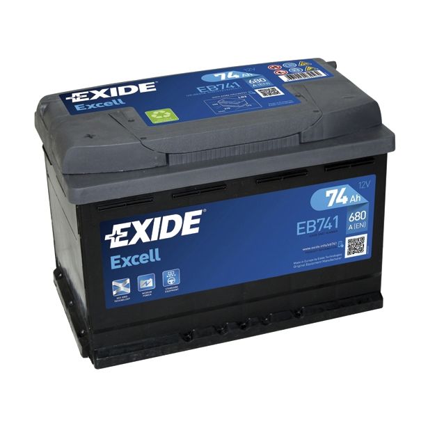 AKUMULATOR EXIDE AH74 L+ 680A 278X175X190