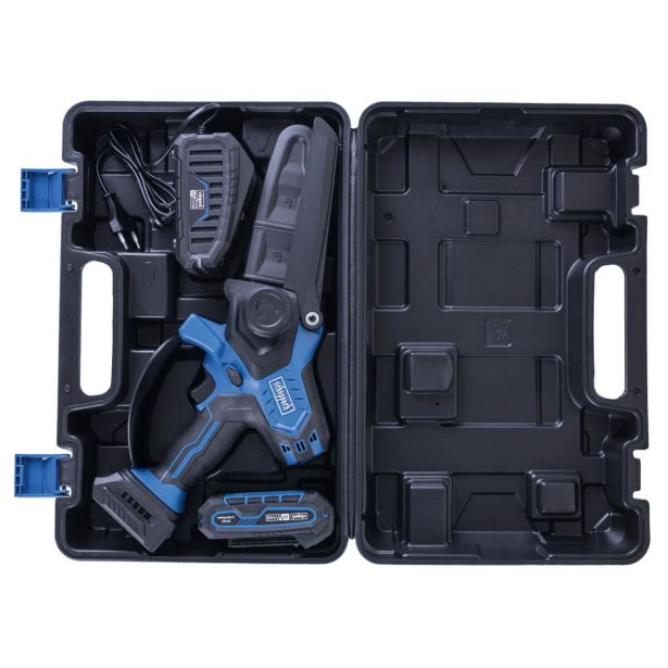 AKUMULATOR. VERIŽNA ŽAGA SCHEPPACH  BC-PS150-X Z BATERIJO IN POLNILNIKOM V KOVČKU