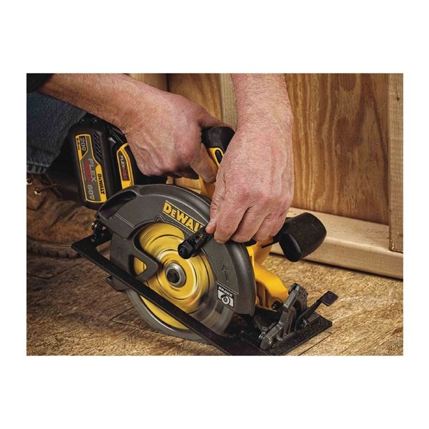 AKUMULATOR. KROŽNA ŽAGA DEWALT DCS 575 T2 XR FLEXVOLT KROŽNA