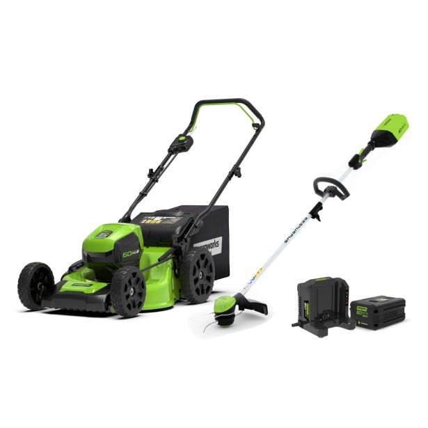 AKUMULATORSKA KOSILNICA 60V 51 CM + AKUMULATORSKA KOSILNICA Z NITKO GREENWORKS 60V + 4AH BATERIJA S POLNILNIKOM