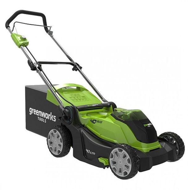 AKUMULATORSKA KOSILNICA GREENWORKS 40V 41 CM S 4AH BATERIJO IN POLNILNIKOM