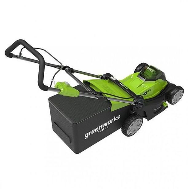 AKUMULATORSKA KOSILNICA GREENWORKS 40V 41 CM S 4AH BATERIJO IN POLNILNIKOM