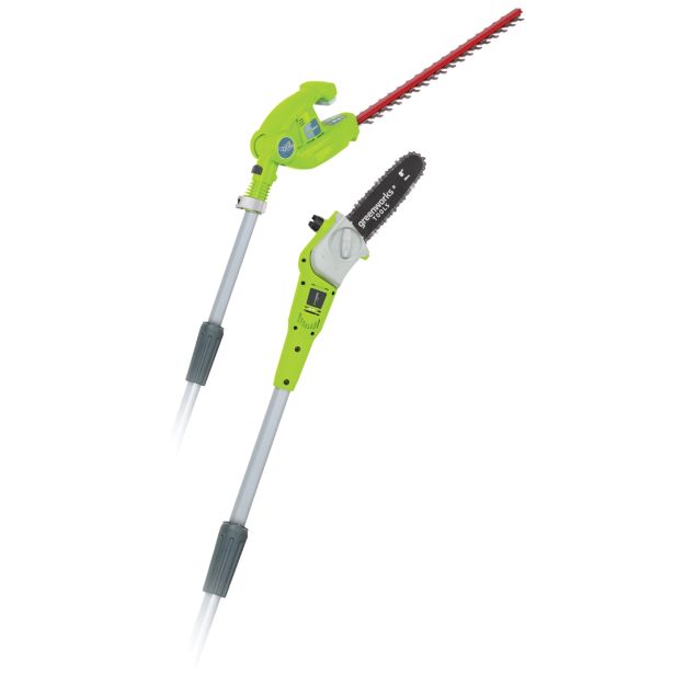 AKUMULATORSKA VIŠINSKA ŽAGA GREENWORKS 40V 2V1 BREZ BATERIJE IN POLNILNIKA G40PSH