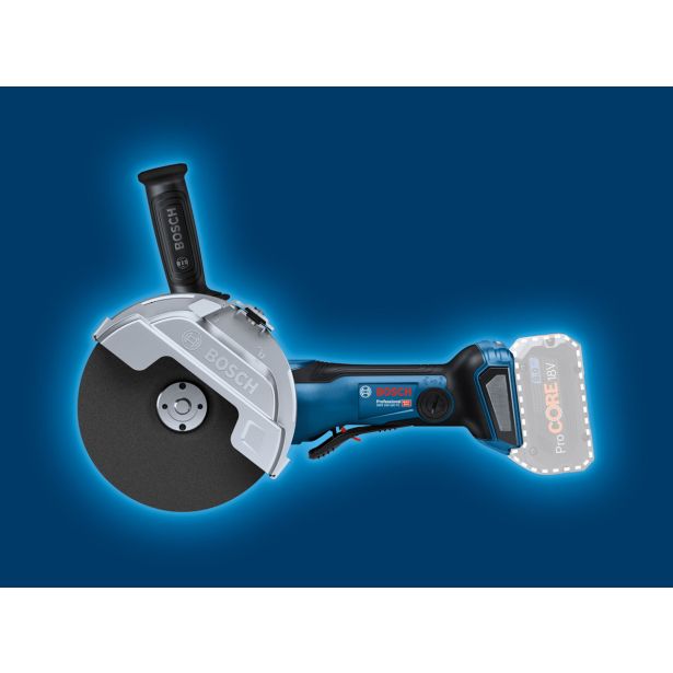 AKUMULATORSKI KOTNI BRUSILNIK GWS 18V-180 P (180 MM) SOLO