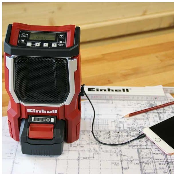 EINHELL AKUMULATORSKI RADIO TE-CR 18 LI SOLO POWER X-CHANGE, BREZ BATERIJE IN POLNILNIKA