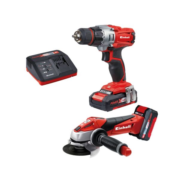 SET AKU VRTALNIK IN BRUSILNIK EINHELL TE-TK 18 LI KIT (CD+AG)