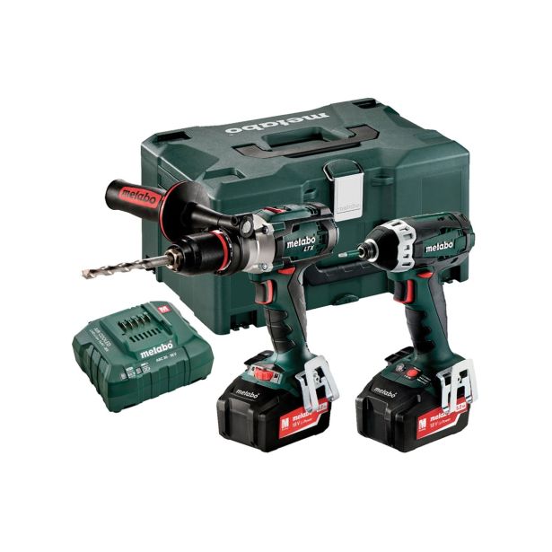BATERIJSKI STROJI V KOMPLETU METABO COMBO SET 2.1.5 18 V (SB 18 LTX + SSD 18 LTX 200)