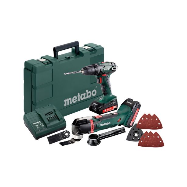 BATERIJSKI STROJI V KOMPLETU METABO COMBO SET 2.6.1 18 V (BS 18 + MT 18 LTX)