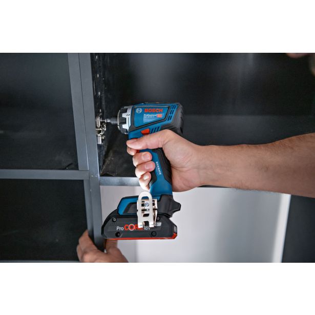 AKUMULATORSKI VRTALNI VIJAČNIK BOSCH FLEXICLICK GSR 18V-90 FC + L-BOXX + 2 NASTAVKA FLEXI-CLICK