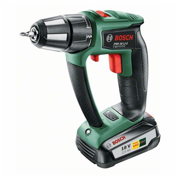 AKUMULATORSKI VRTALNIK BOSCH PSR 18 LI-2 ERGONOMIC