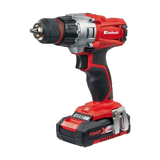 EINHELL AKUMULATORSKI VRTALNIK V SETU TE-CD 18 LI KIT (2 X 1.5 AH) POWER X-CHANGE Z 2 BATERIJAMA IN POLNILCEM