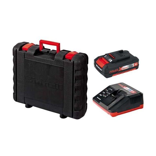 EINHELL AKUMULATORSKI VRTALNIK V SETU TE-CD 18 LI KIT (2 X 1.5 AH) POWER X-CHANGE Z 2 BATERIJAMA IN POLNILCEM