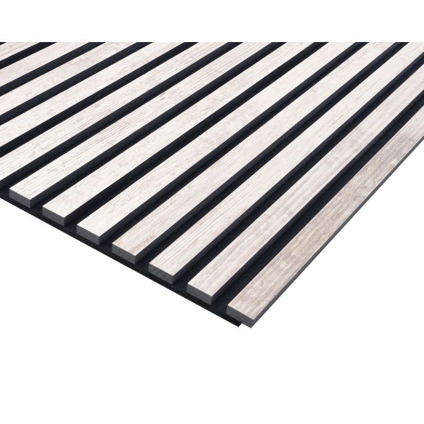 AKUSTIČNI PANEL FN ACUSTICO VINTAGE BELA 2400X57X19 MM FOKI049