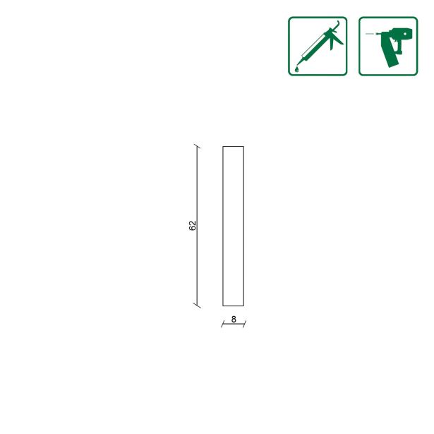 AKUSTIČNI PANEL FN SHAKER WALL MDF NEOBDELAN