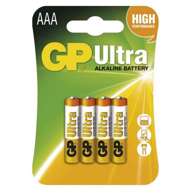 ALKALNI BATERIJSKI VLOŽEK EMOS GP ULTRA LR03 4BL