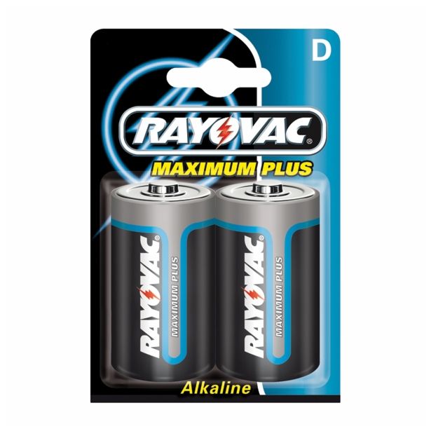 ALKALNI BATERIJSKI VLOŽEK RAYOVAC MAXIMUM PLUS D / LR20 BL/2