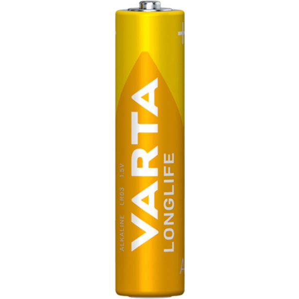 ALKALNI BATERIJSKI VLOŽEK VARTA LR03 AAA BL/4 LONGLIFE