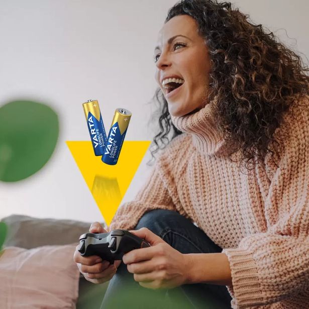 ALKALNI BATERIJSKI VLOŽEK VARTA LR06 AA 10/1 LONGLIFE POWER