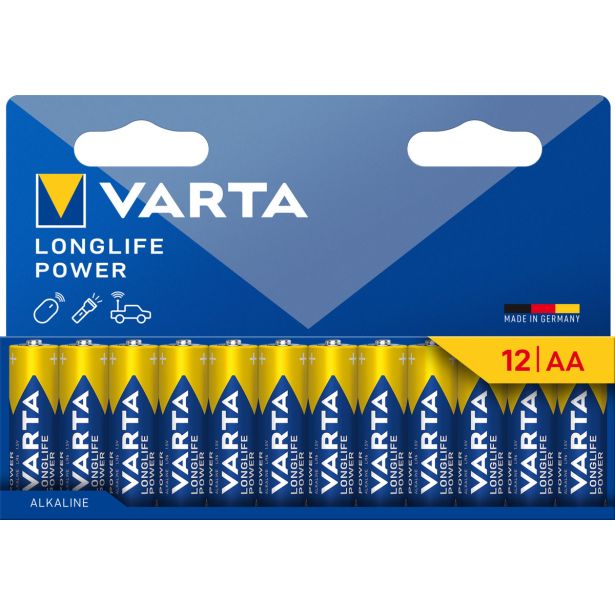 ALKALNI BATERIJSKI VLOŽEK VARTA POWER AA 12/1 LONGLIFE