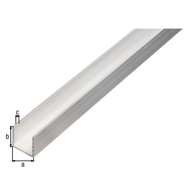 U-PROFIL ALBERTS ALU 25X25X25X2X1000 MM