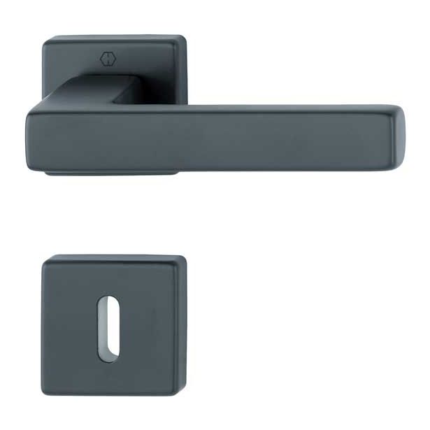 ALU KLJUKA ZA VRATA HOPPE TOULON Z ROZETO KLJUČ F9714M 8/9