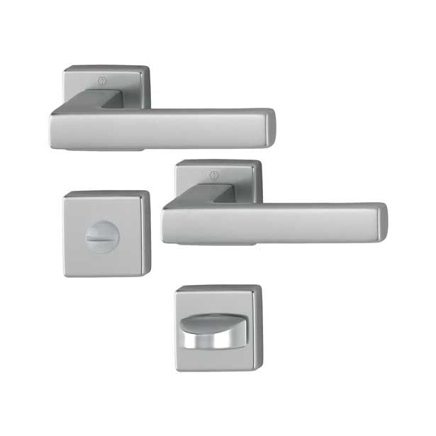 ALU KLJUKA ZA VRATA HOPPE TOULON Z ROZETO WC F9