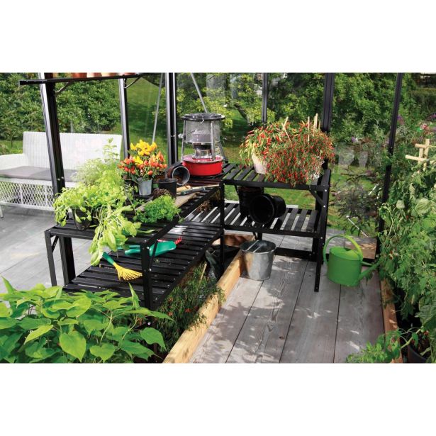 ALU MIZA ZA VITAVIA RASTLINJAK, ČRNA