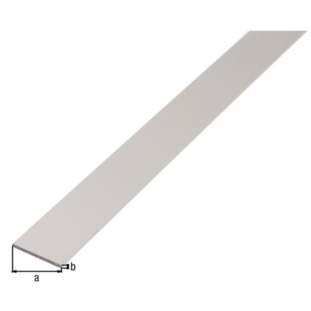 PLOSKA PALICA ALBERTS ALU, 30X2X1000 MM