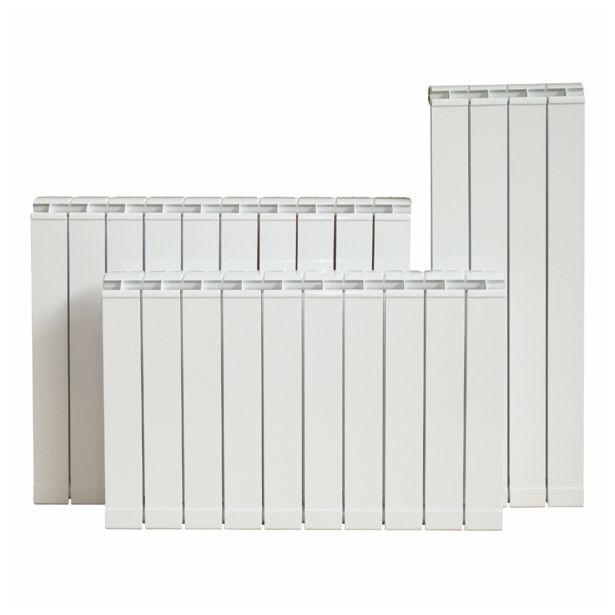 ALUMINIJASTI RADIATOR AKLIMAT M650 12 ČL. BELI
