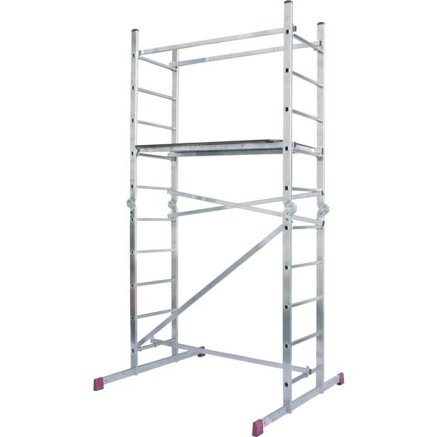 ALUMINJASTI ODER KRAUSE CORDA HINGED PODEST 1.5X0.56M DELOVNA VIŠINA 4.85 M