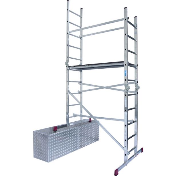 ALUMINJASTI ODER KRAUSE CORDA HINGED PODEST 1.5X0.56M DELOVNA VIŠINA 4.85 M