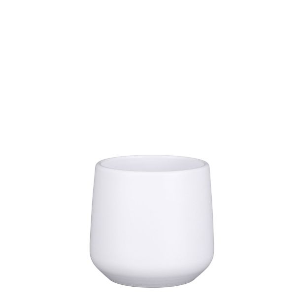 KERAMIČNI NOTRANJI LONEC MICA AMBER BEL MAT V13.5XP14CM