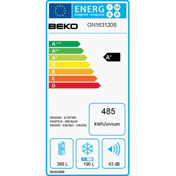 AMERIŠKI HLADILNIK BEKO GN 163120S