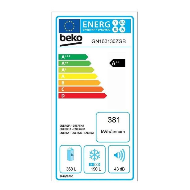 AMERIŠKI HLADILNIK BEKO GN 163130 ZGB