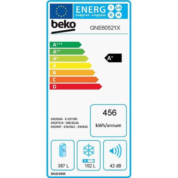 AMERIŠKI HLADILNIK BEKO GNE 60521X