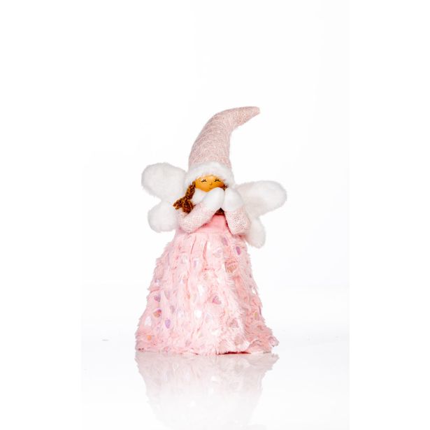 ANGEL, ROZA BARVE, VIŠINE 43 CM