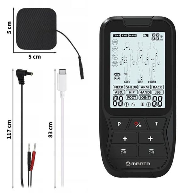 APARAT ZA NEGO TELESA MANTA R-C101L MIŠIČNI ELEKTROSTIMULATOR