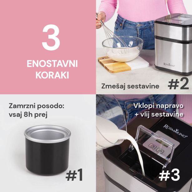 APARAT ZA SLADOLED ROSMARINO ELITE