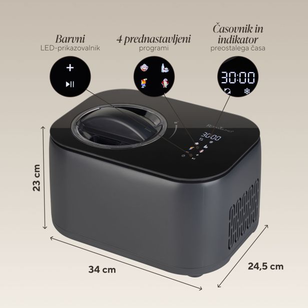 APARAT ZA SLADOLED ROSMARINO GELATO MASTER 4V1