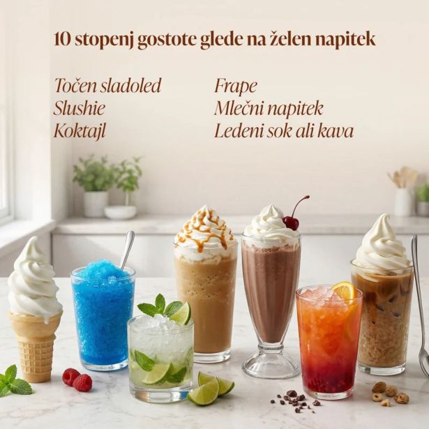 APARAT ZA SLADOLED ROSMARINO SLUSHIE COOL FUSION PRO 4V1