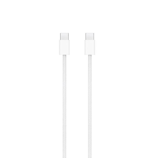 APPLE PODATKOVNI KABEL MQKJ3ZM/A TYPE C NA TYPE C VTIČ ZA IPHONE 15 SERIJO - ORIGINAL (EU BLISTER) 1M 60W PLETEN